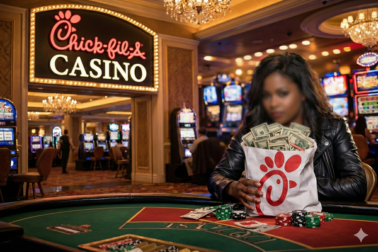 Alabama Woman Charged in Chick-fil-A Heist to Fund Casino Gambling
